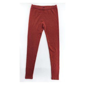 AKRIS Burnt Orange Rust Cashmere Knit Slim Pants
